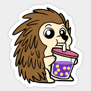 Boba Porcupine Sticker